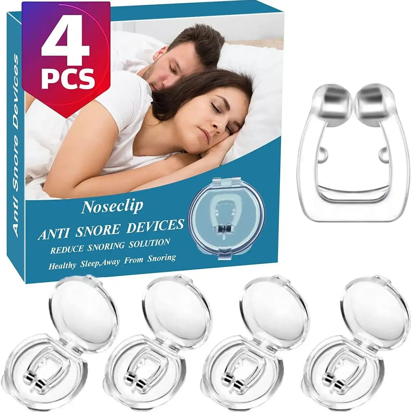 Anti-Snore Magnetic Nose Clip